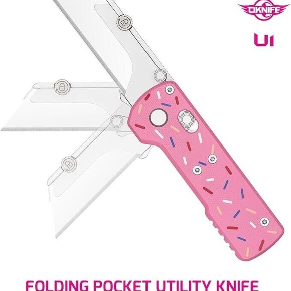 Oknife Otacle U1 Folding Utility Knife - Doughnut Edition - Picture 1 of 7